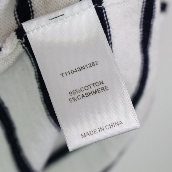 Tart Collections Striped Short Sleeve Sweater Dress White Navy Size L - Picture 5 of 7